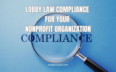 Lobby Law Compliance for Your Nonprofit Organization