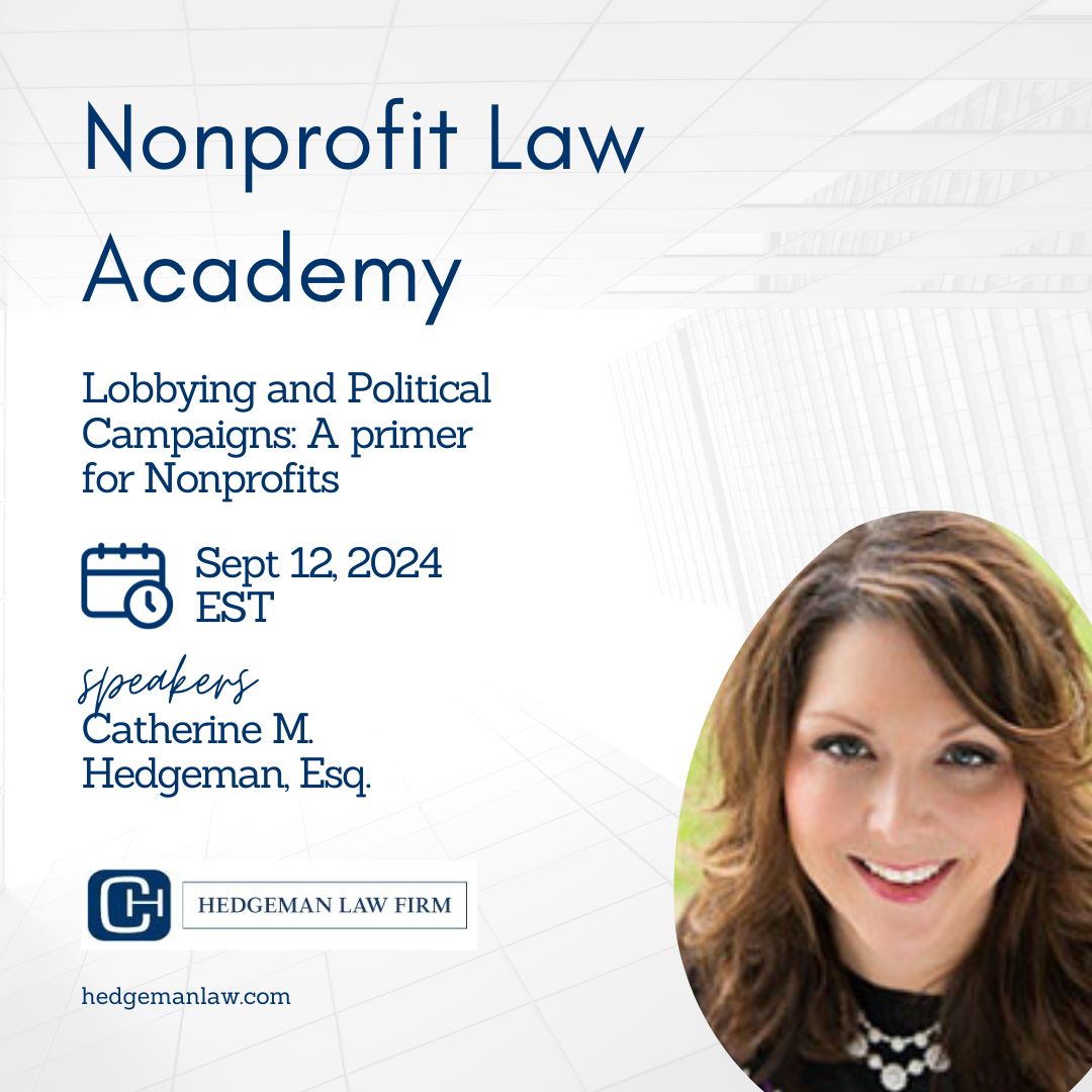 Lobbying and Political Campaigns: A primer for Nonprofits