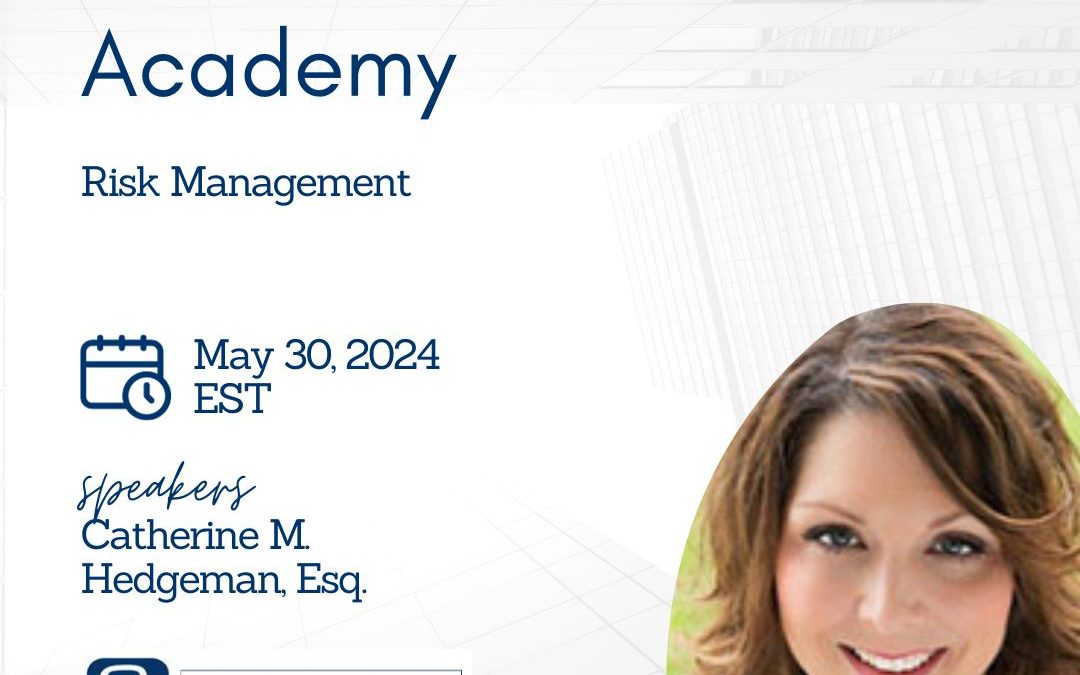 Non Profit Law Academy – Risk Management