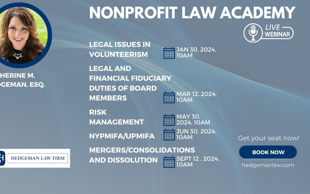Nonprofit Law Academy Registration